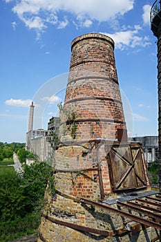 Historic Shaft Furnace Battery with 18 Rumford furnaces were built between 1871 and 1877 Rüdersdorf bei Berlin, Germany