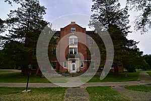 Historic shimer college campus in mount carrol IL Bennet Hall