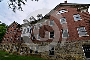 Historic shimer college campus in mount carrol IL Mckee Hall front photo
