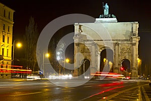 The historic Siegestor in Munich, Germany photo