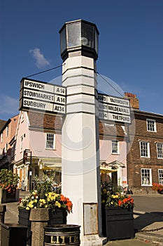 Historic Signpost, Bury St Edmunds