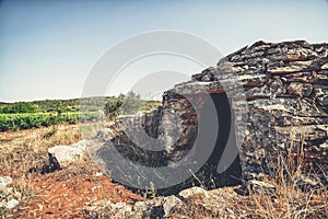 Historic site on Stari Grad plain, Hvar, Croatia