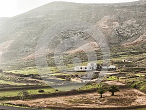 Historic Spanish traditional farmhouse on the Canary Islands.