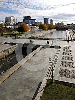 Historic square, Ekaterinburg, Russia