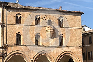 Historic square of Forli, Emilia Romagna