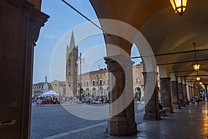 Historic square of Forli, Emilia Romagna