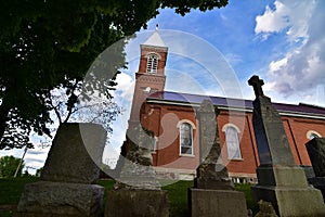 Historic st. Mary's church part of the lost lake randoplh wiscosin preservation society area