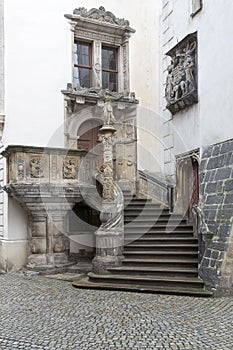 Historic staircase in Goerlitz, Germany