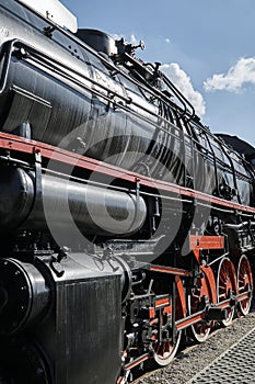 the historic steam locomotive