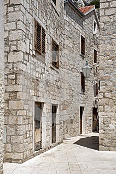 Historic stone homes in Europe