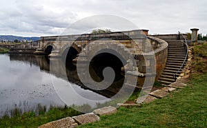 Historic stone Richmond Bridge, Tasmania