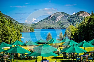 A historic stop of eatery for tea with popovers and jam in Acadia NP, Maine