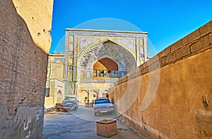 Historic streets of old Shiraz, Iran