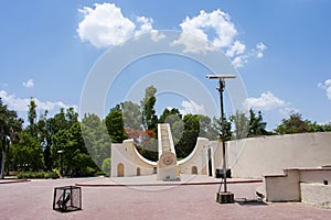 Historic Sundial of the old observatory at Ujjain, Madhya Pradesh, India