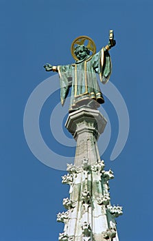 The historic symbol of Munich in Bavaria