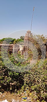 Historic Temple on the Bank of River Kshipra at Mahidpur Town