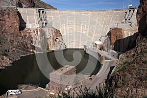 Historic Theodore Roosevelt Arizona Dam photo