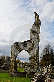 Historic Thetford Priory Ruins, Norfolk, England, UK.