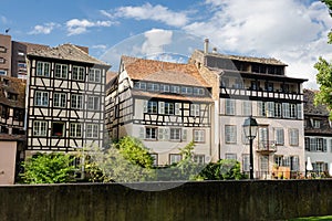 Historic timbered houses in petite France, Strasbourg, Alsace