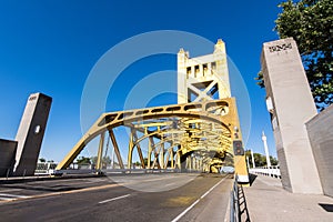 The historic Tower Bridge, Sacramento