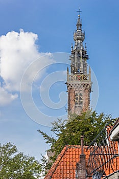 Historic tower of the carillion of Edam