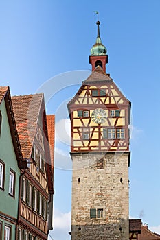 Historic tower, Schwaebisch Hall, Germany