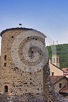 Historic town of Bagno di Romagna, Italy