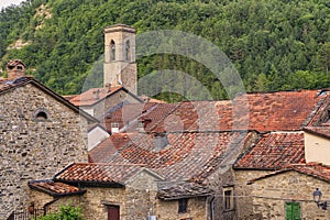 Historic town of Bagno di Romagna, Italy