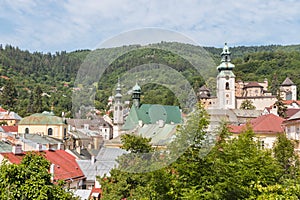 Historic town Banska Stiavnica, central Slovakia