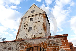 Historic town burg near magdeburg germany