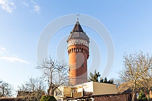 Historic town burg near magdeburg germany