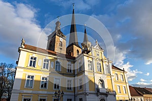 Historic town burg near magdeburg germany