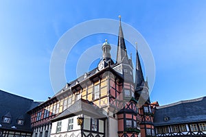 Historic town hall wernigerode germany