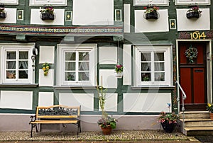 Historic Town House in Goslar, Germany.