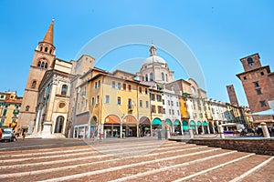 Historic town of Mantua in Lombardy, Italy