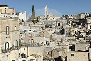 The historic town of Matera in Apulia, Southern Italy