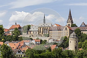 Historic town warburg germany