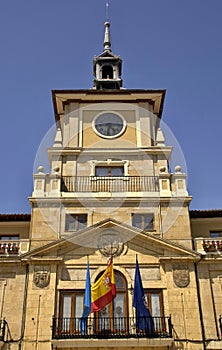 Tower of the Oviedo townhall, Asturies - Spain photo