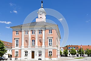 Historic townhall of Templin, East Germany