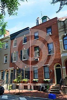 Historic townhouse in Philadelphia, Pennsylvania