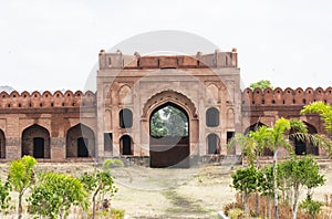 Historic Traders Protection Sarai Fort in Central India photo