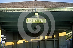 An historic train station in French Lick, Indiana