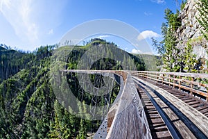 Historic Trestle at Myra Canyon Provincial Park, Canada