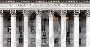 Historic United States Court House in New York City