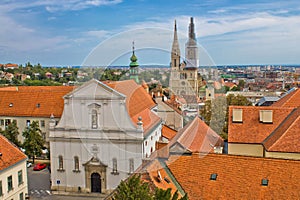 Historic upper town of Zagreb