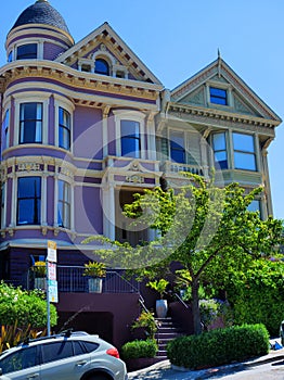 Historic Victorian house in San Francisco CA