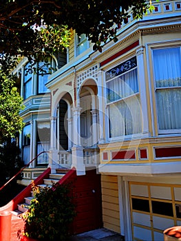 Historic Victorian house in San Francisco CA