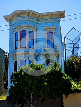 Historic Victorian house in San Francisco CA