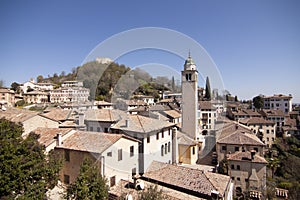 Historic village Asolo Treviso Italy