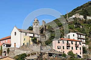 historic village at Cinque Terre, Italy